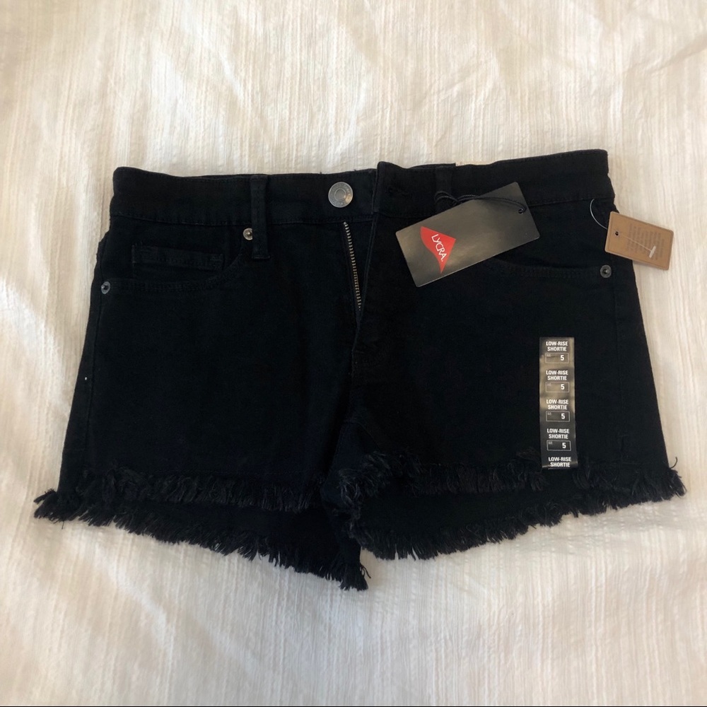 Black Jean Shorts